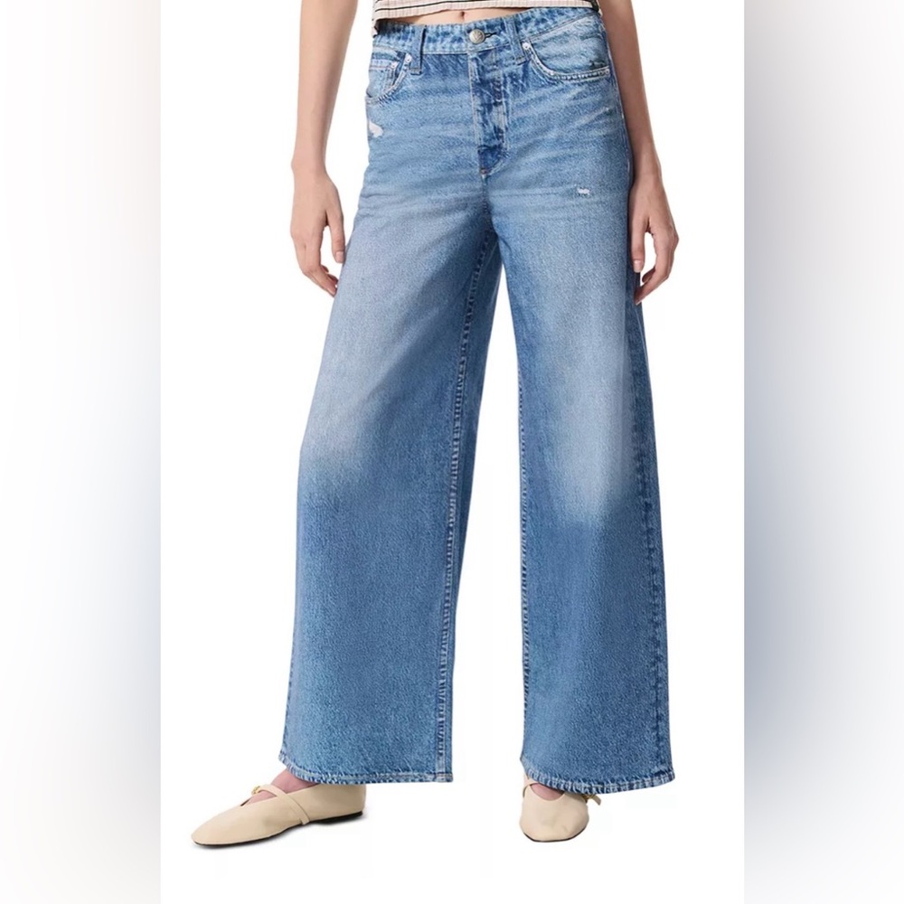 Rag and Bone Miramar wide leg jeans!